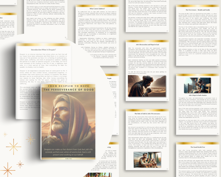 From Despair to Hope: Job’s Perseverance Through Trials