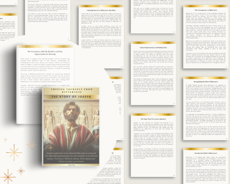 The Story of Joseph: Breaking Free from Bitterness