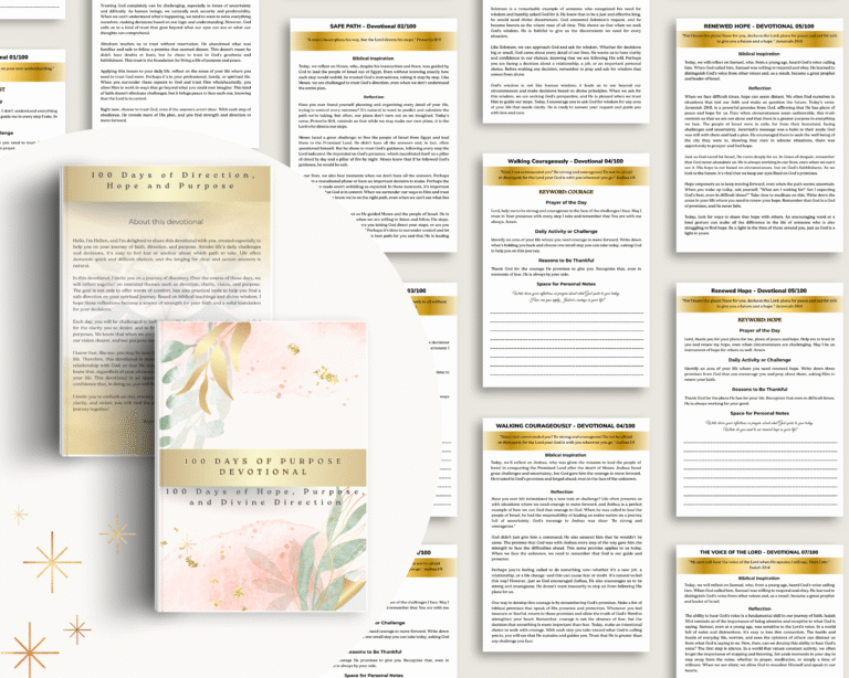 Devotional: 100 Days of Purpose